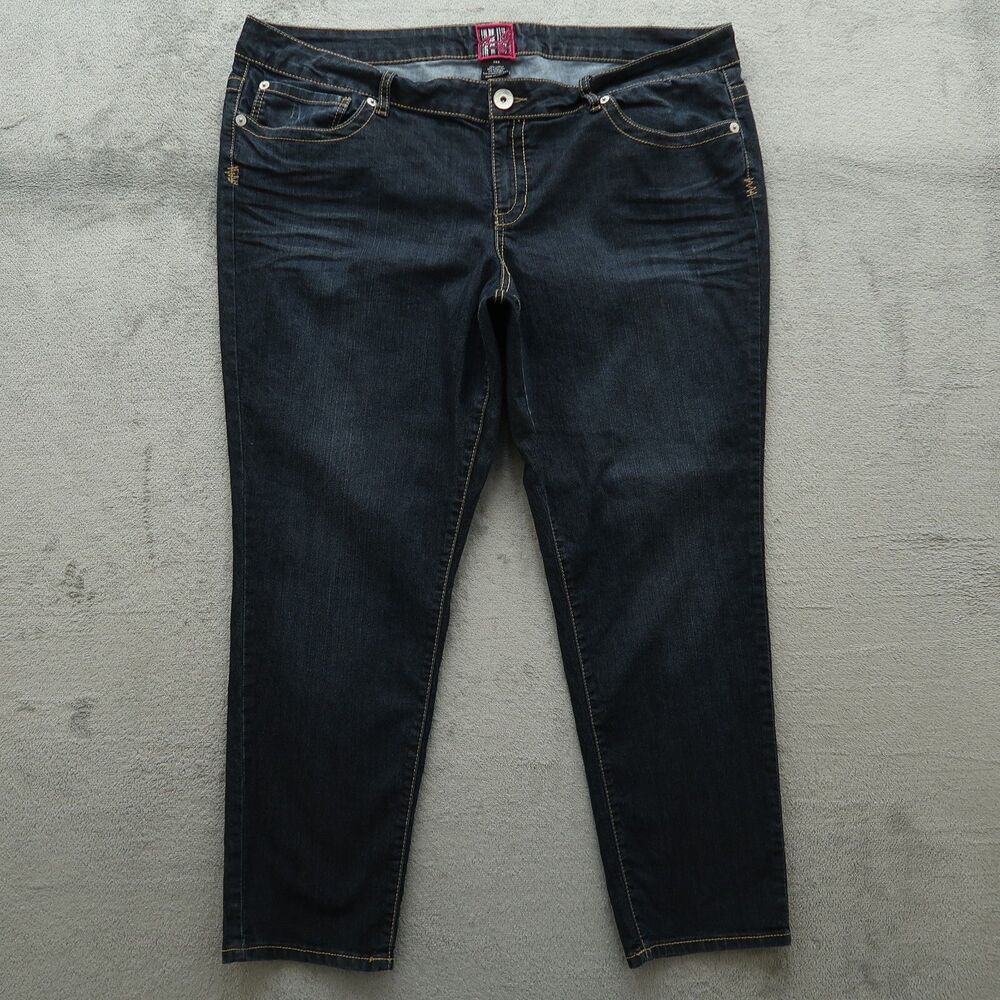 Torrid Jeans Women's Size 26S Blue High-Rise Skinny Denim Pants 30" Inseam